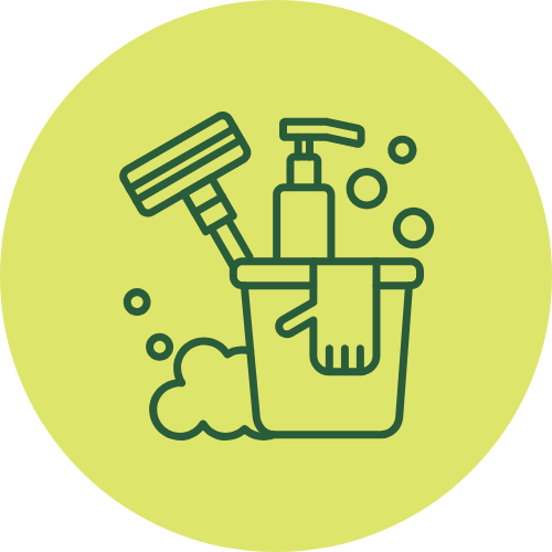 Daily cleaning icon
